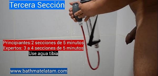  Mira como empleo el BATHMATE HYDROXTREME - Paso a Paso - FÁCIL